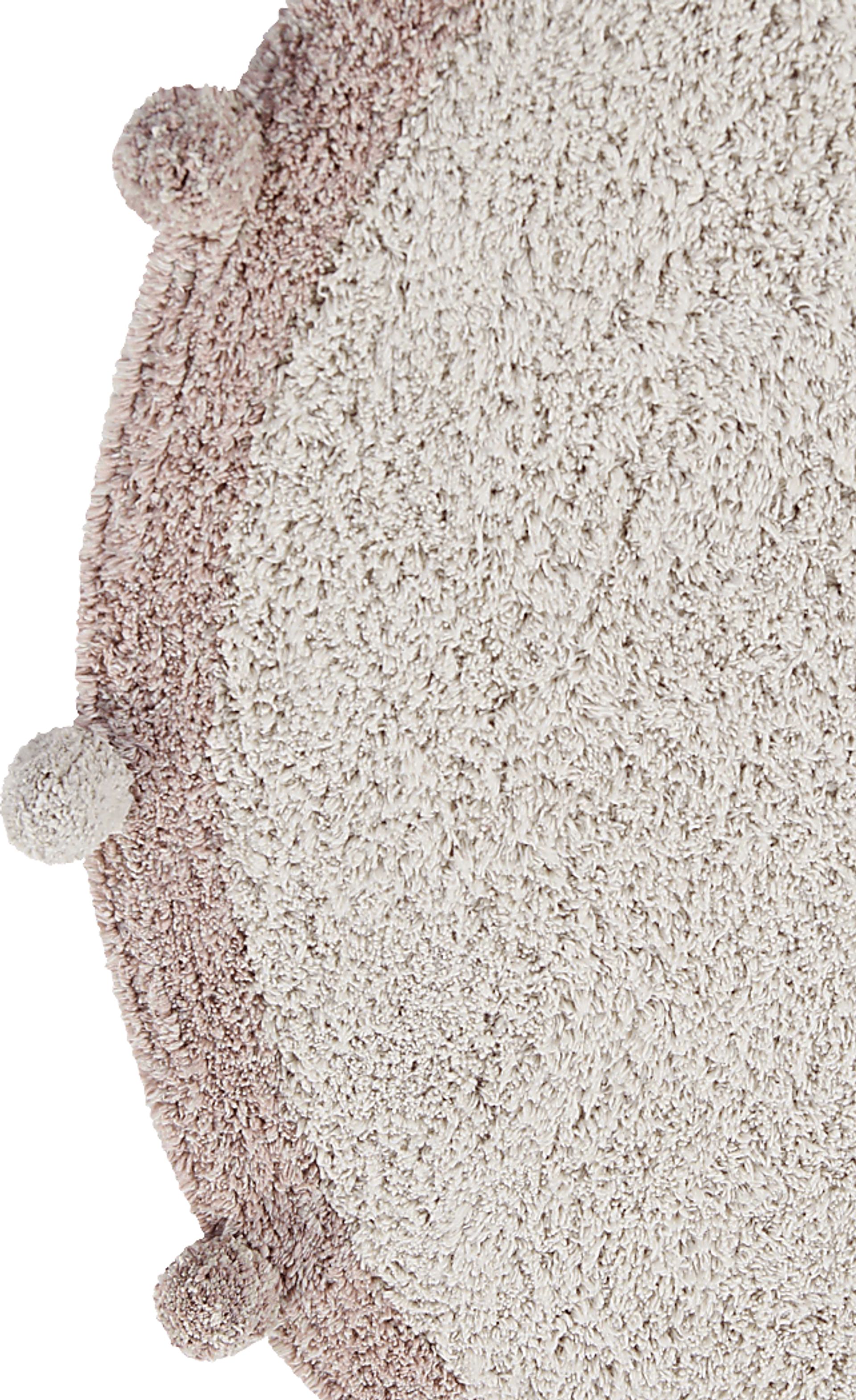 Kids Bubbly Natural 4' Machine Washable Round Rug - Image 4