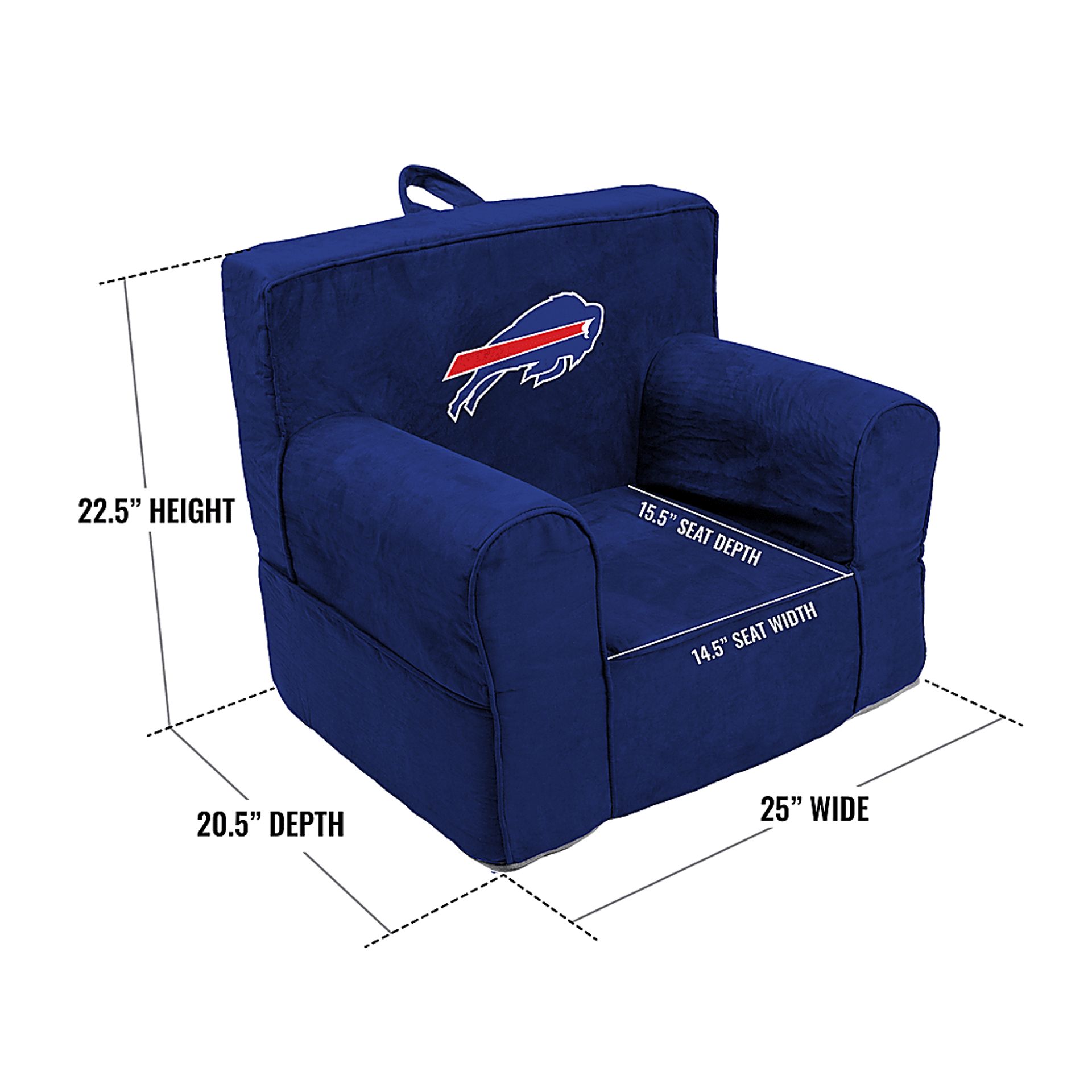 Kids Buffalo Bills Blue Chair - Image 5