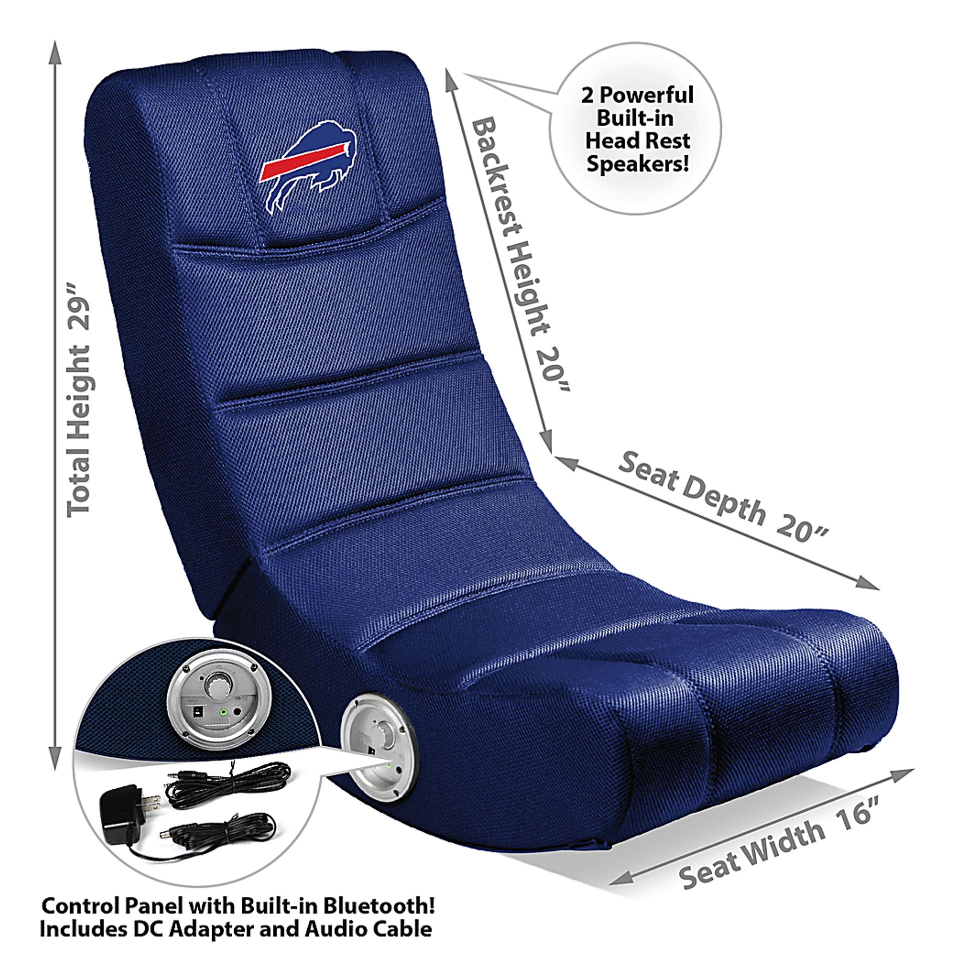 Kids Buffalo Bills Gaming Rocker - Image 2