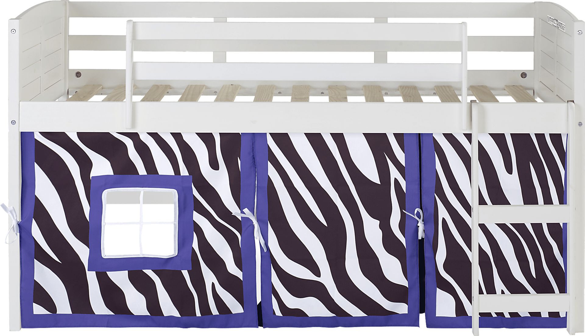Kids Bulmer Purple Twin Loft Bed - Image 1