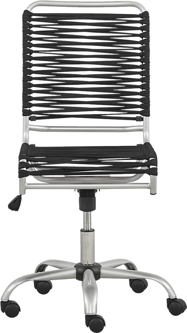 Kids Bungee Twist Black Desk Chair - Thumbnail - Image 2