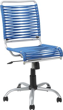 Kids Bungee Twist Blue Desk Chair