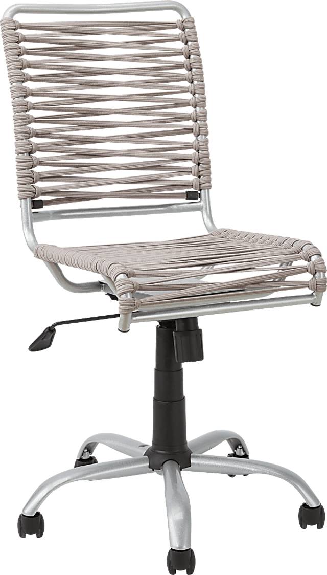 Kids Bungee Twist Gray Desk Chair - Thumbnail - Image 1