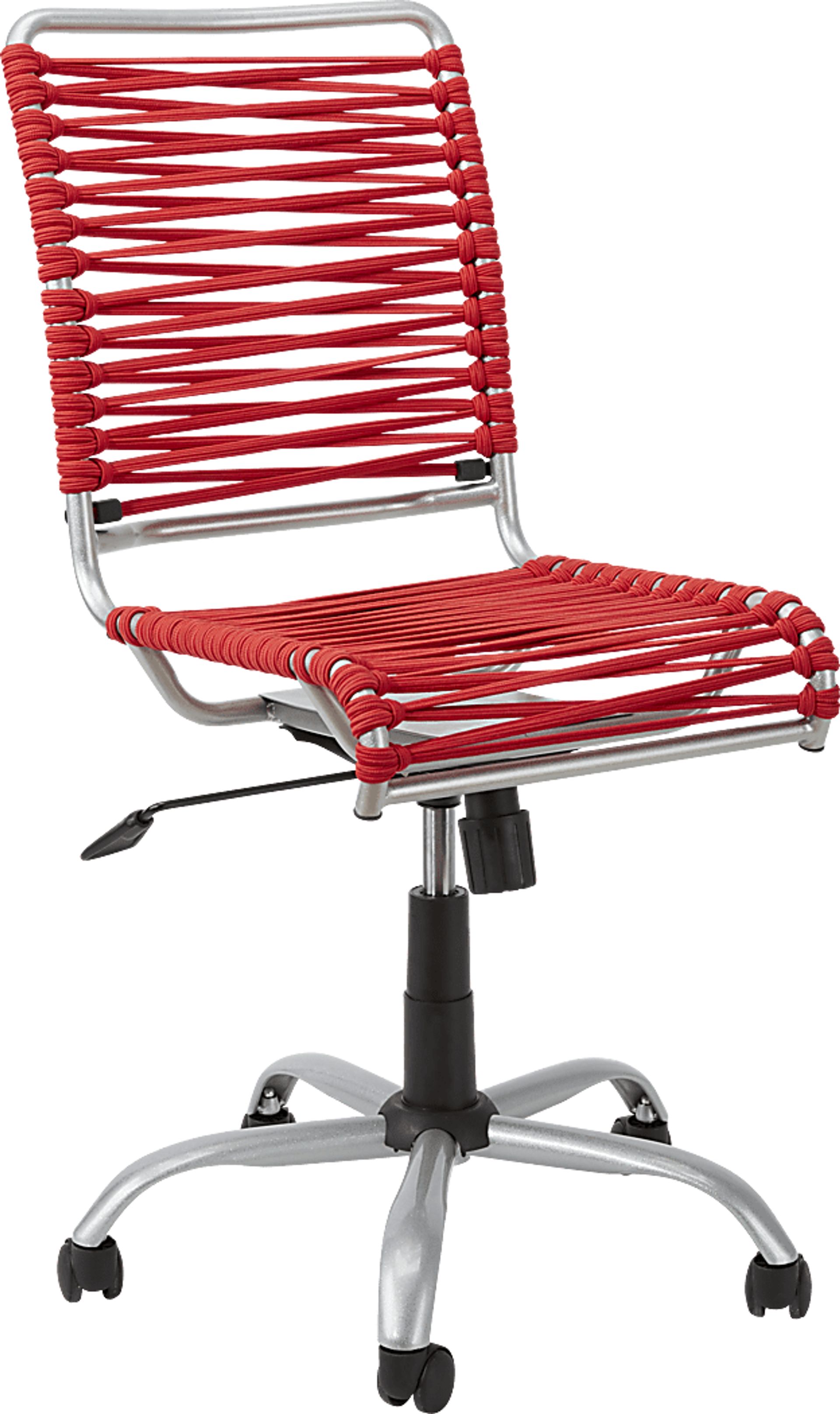 Kids Bungee Twist Red Desk Chair - Image 1