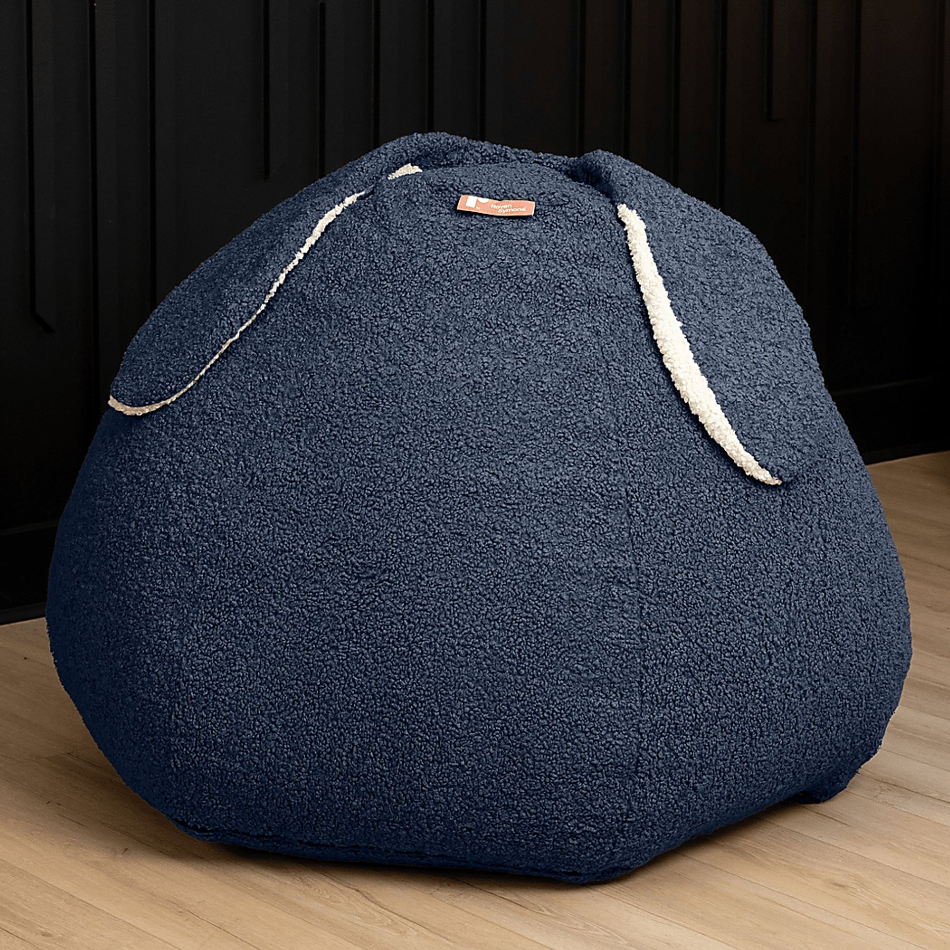 Kids Bunny Blue Bean Bag Chair - Image 2