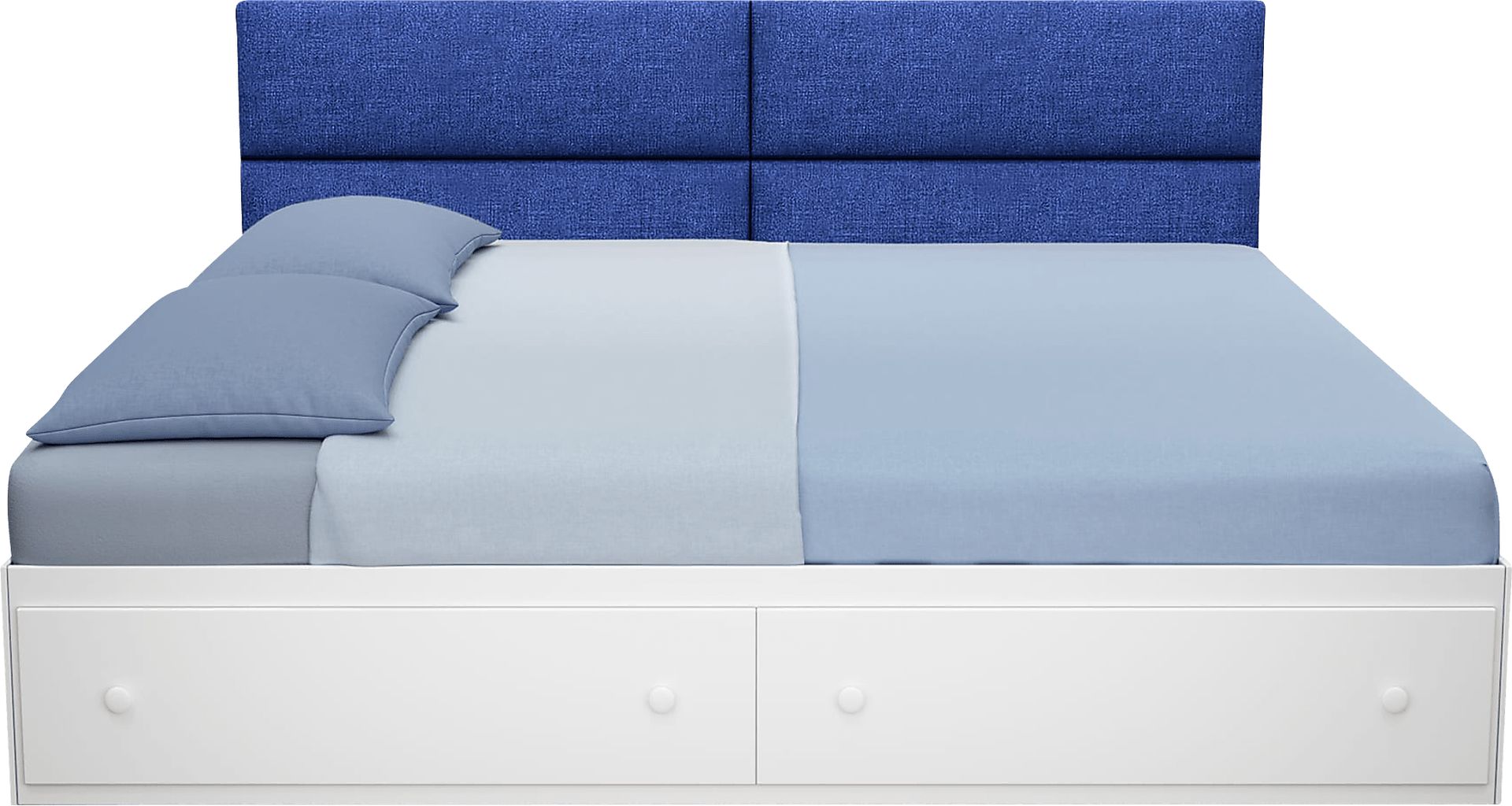 Kids Burkett Blue Full/Queen Headboard Panel, Set of 4 - Image 2