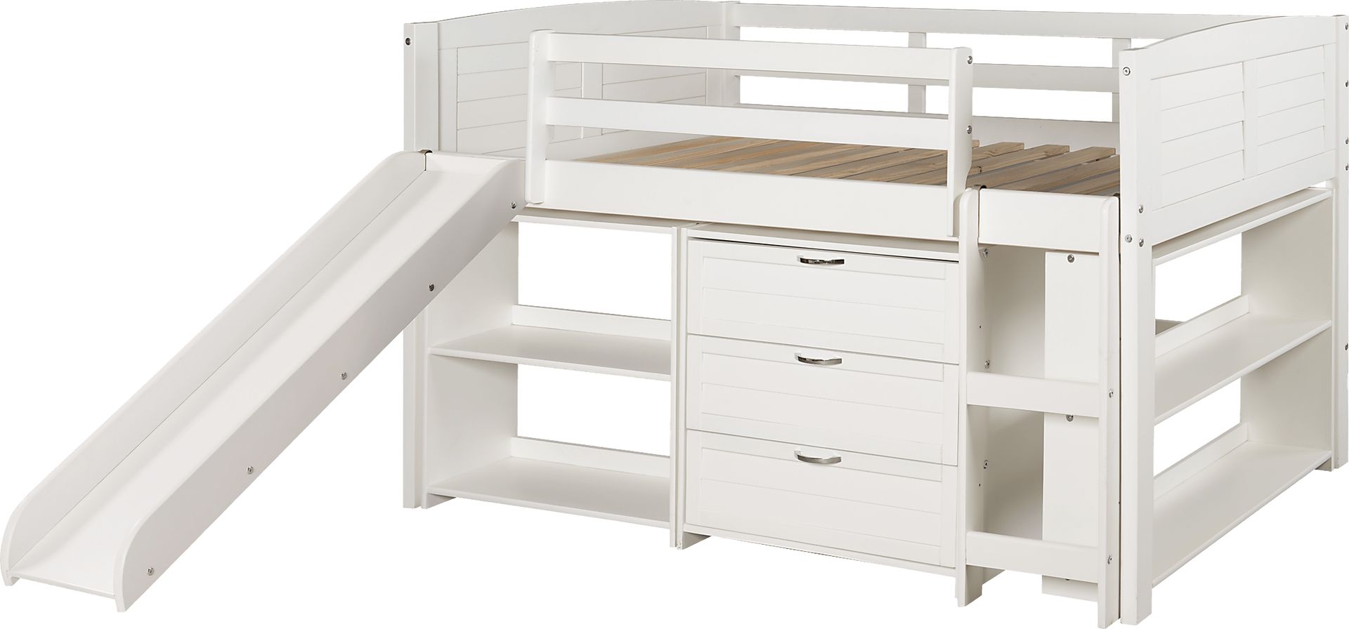 Kids Burlage White Twin Loft Bed - Image 3