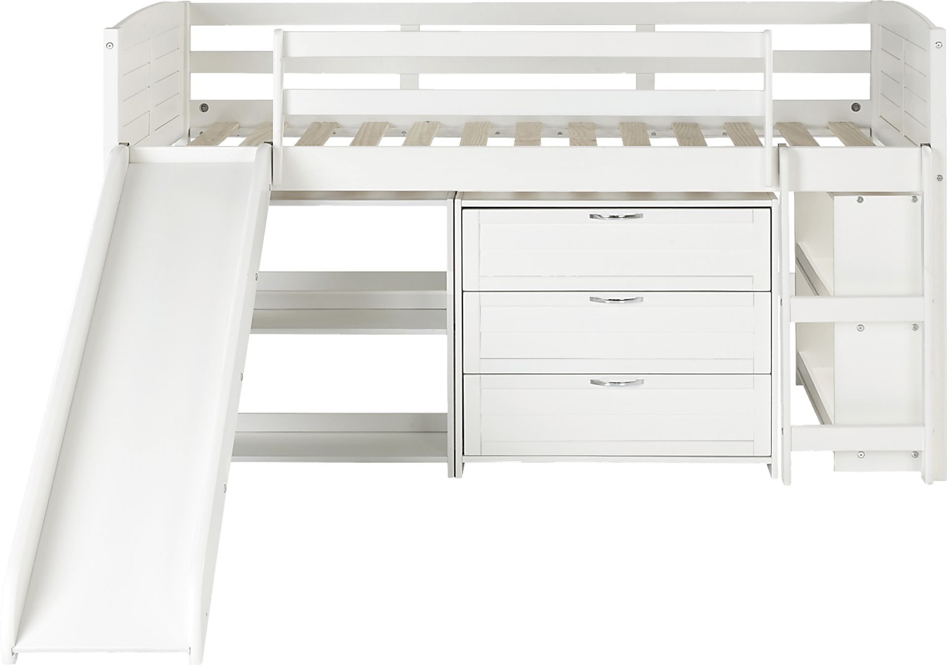 Kids Burlage White Twin Loft Bed - Image 4