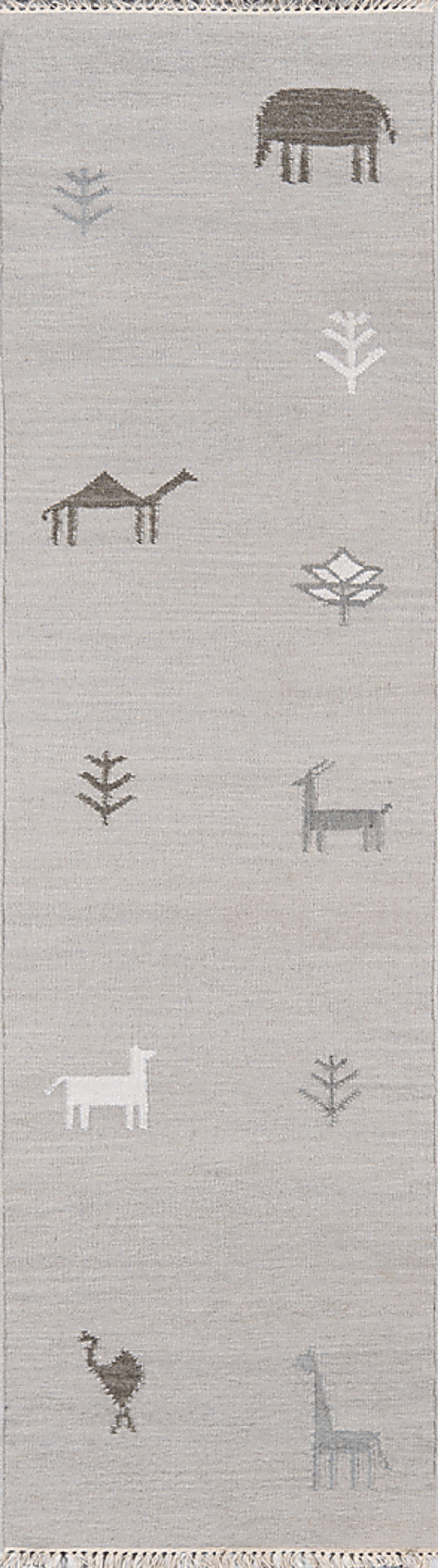 Kids Busy Meadow Gray 5' x 7'6 Rug - Image 5