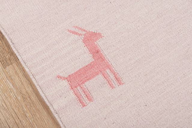 Kids Busy Meadow Pink 3'6 x 5'6 Rug - Thumbnail - Image 3