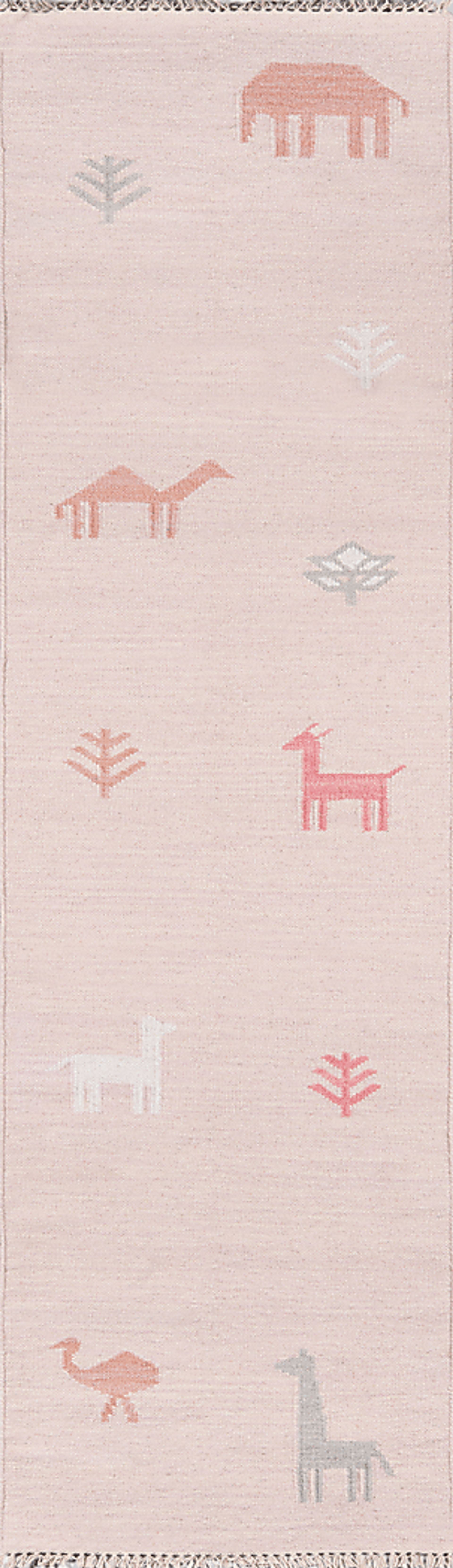 Kids Busy Meadow Pink 3'6 x 5'6 Rug - Image 5