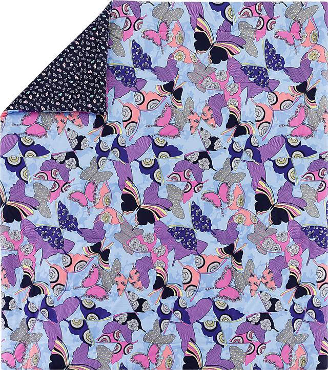Kids Butterfly Collage Blue 2 Pc Twin/Twin XL Comforter Set - Thumbnail - Image 3