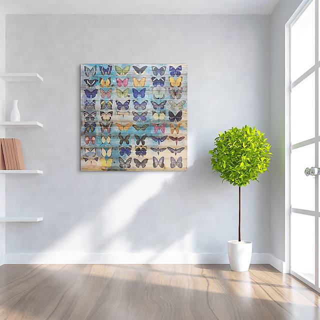 Kids Butterfly Family Rainbow Wall Art - Thumbnail - Image 4