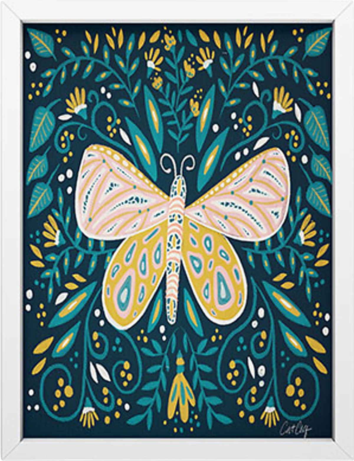Butterfly Symmetry Green Artwork | Rooms to Go