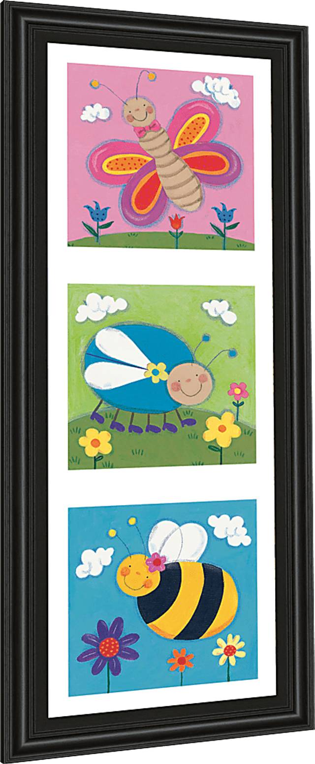 Kids Buzzing Friends Green Artwork - Thumbnail - Image 1