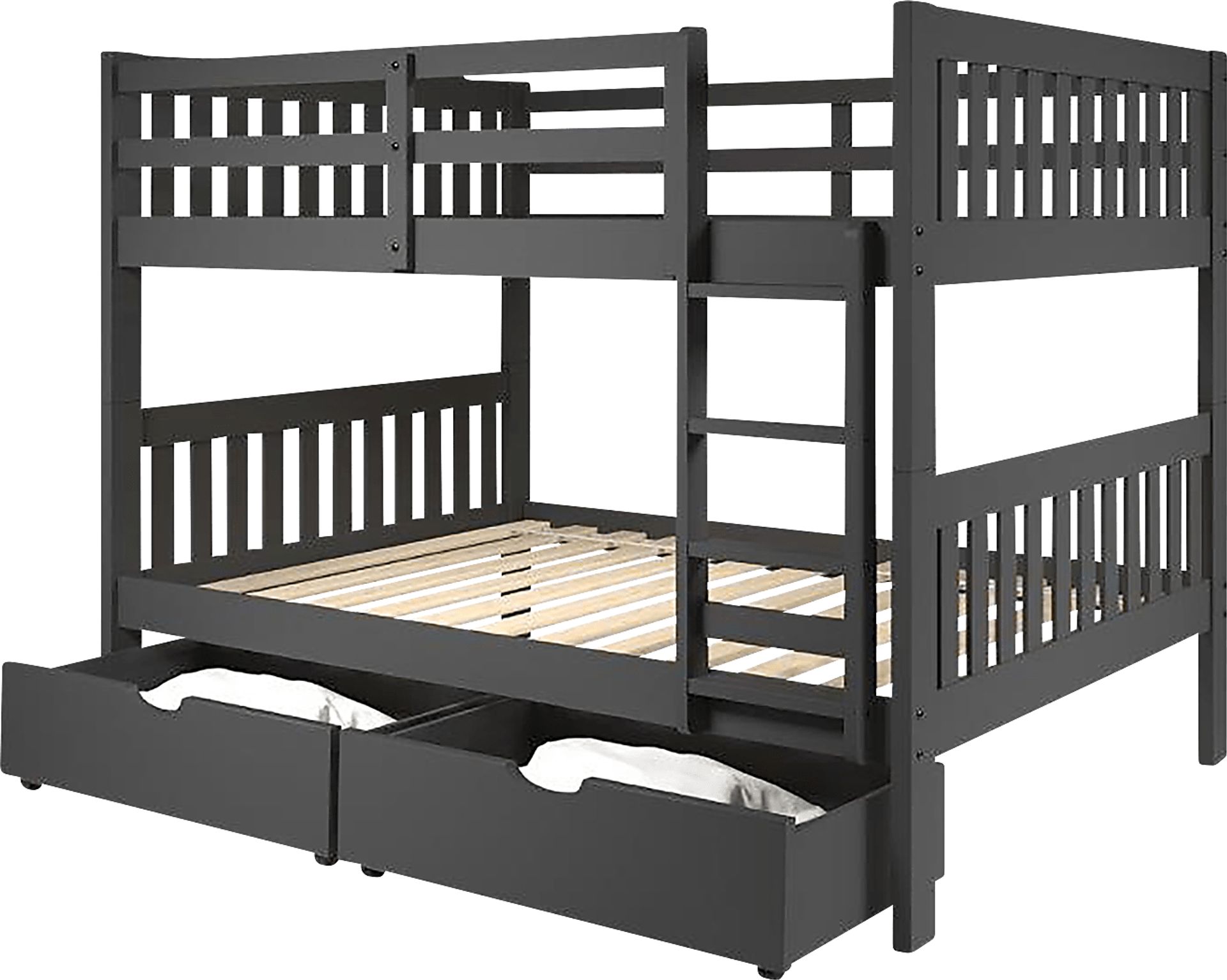 Kids Cabacier Gray Full/Full Bunk Bed - Image 3