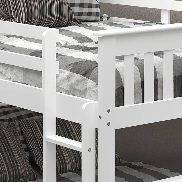 Kids Cabacier White Full/Full Bunk Bed - Thumbnail - Image 7