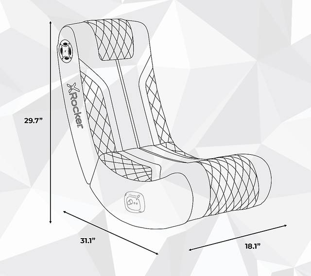 Kids Calcite Black Floor Gaming Chair - Thumbnail - Image 11