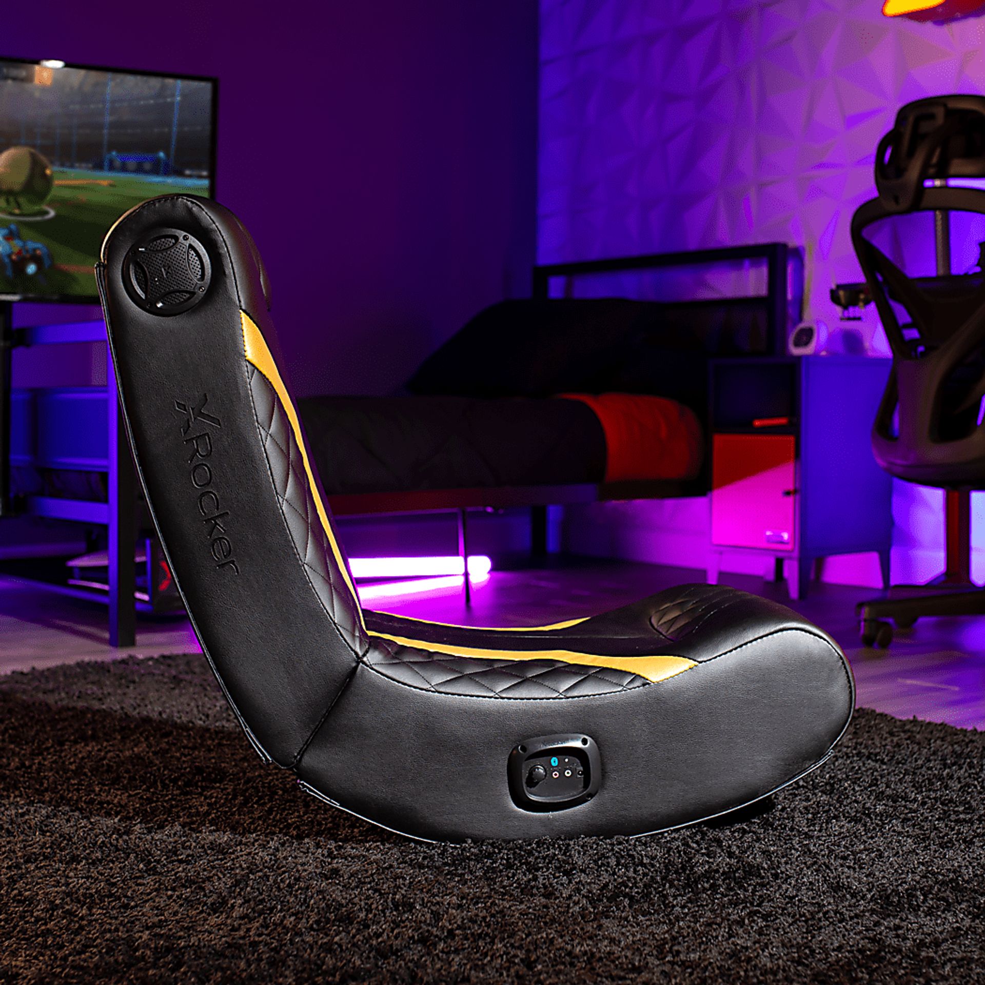 Kids Calcite Gold Floor Gaming Chair - Image 5