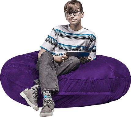 Kids Calix Purple Bean Bag Chair
