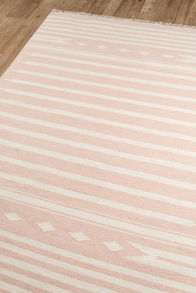 Kids Calm Pastel Pink 5' x 7'6 Rug - Thumbnail - Image 2
