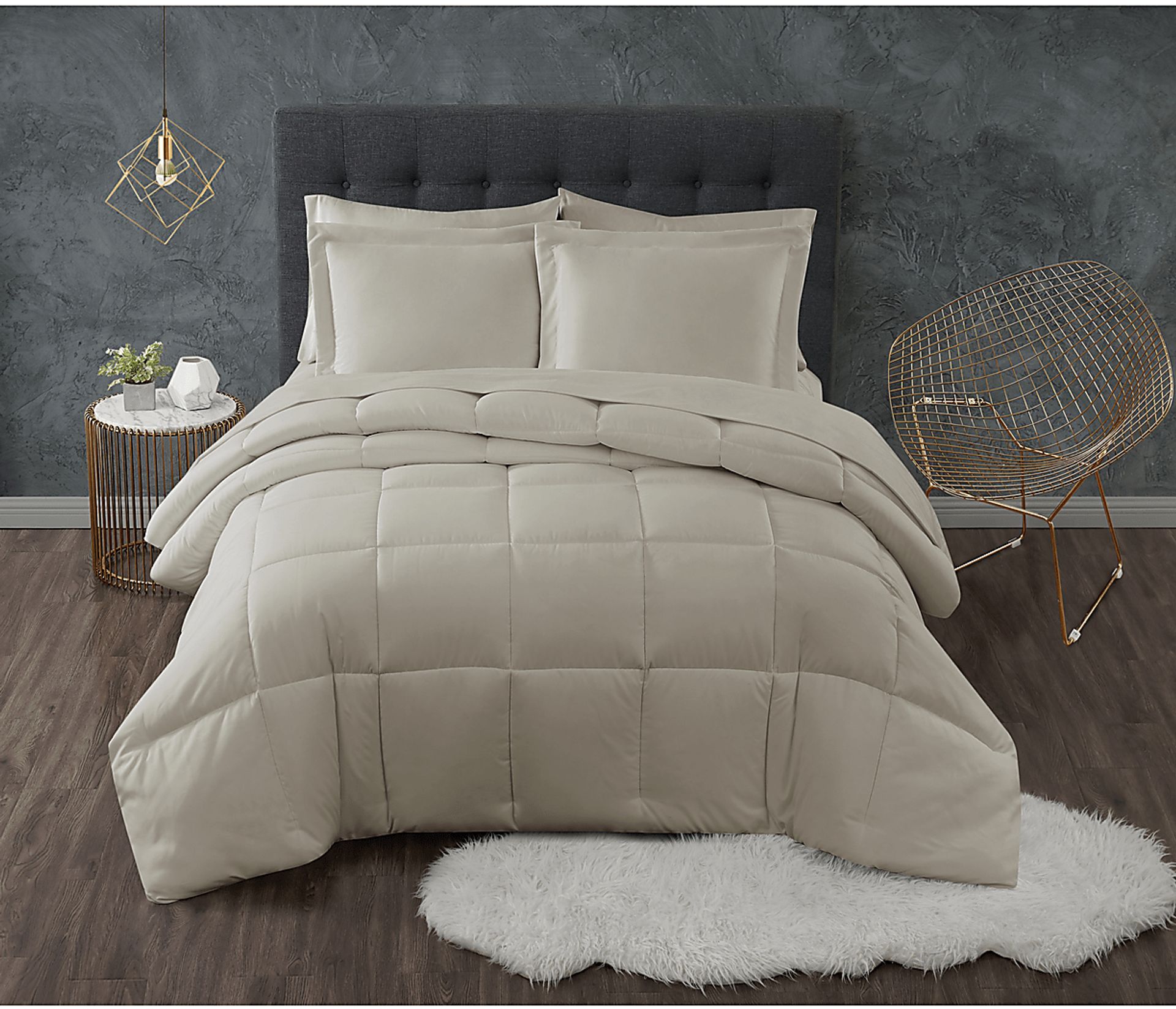 Kids Calming Colors Beige Twin XL Comforter Set - Image 1