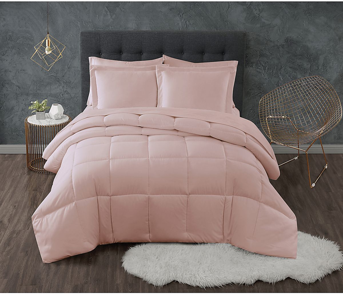 Calming Colors Blush Beige Twin XL Comforter Set Rooms to Go