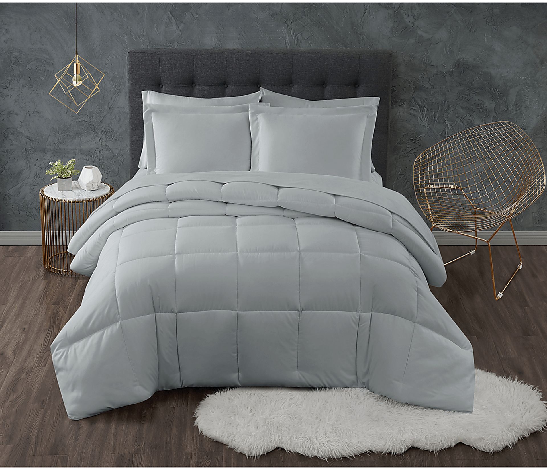 Kids Calming Colors Gray Twin XL Comforter Set - Image 1