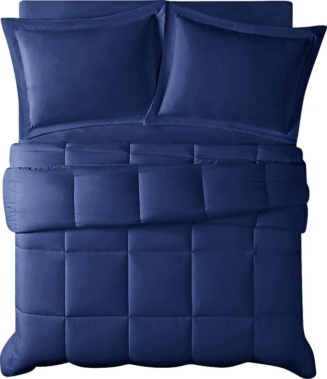 Kids Calming Colors Navy Twin/Twin XL Comforter Set - Thumbnail - Image 4