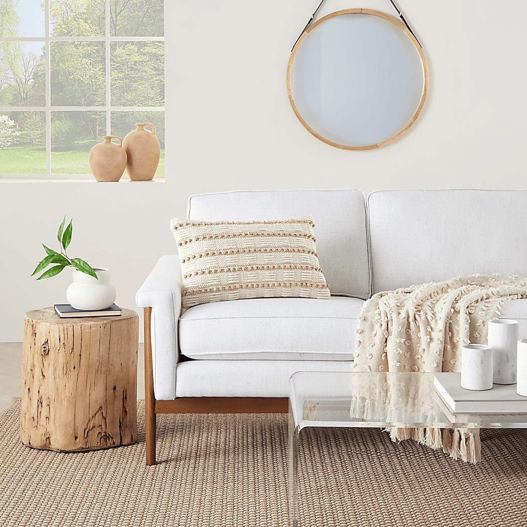 Calpurnia Beige Accent Pillow