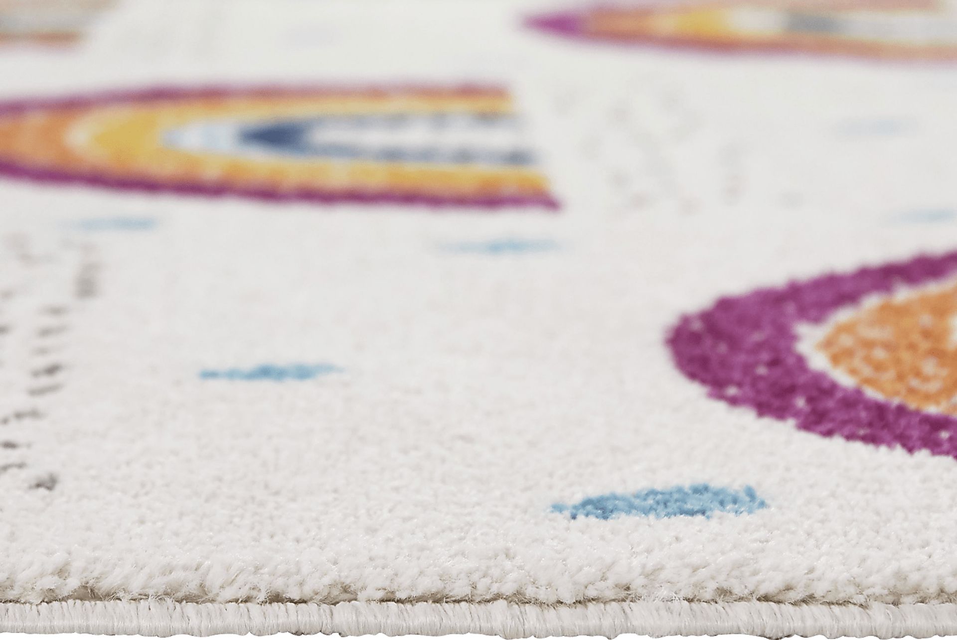 Kids Camborne Cream 5'3 x 7' Rug - Image 5