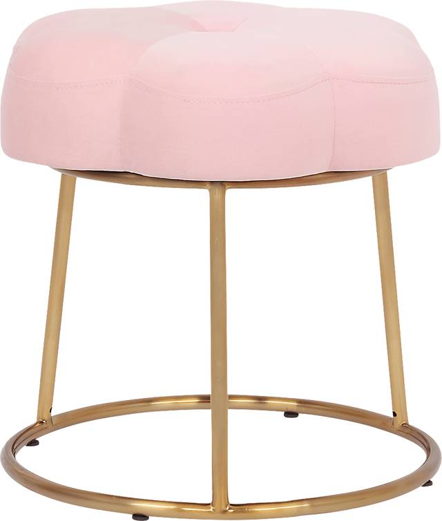 Kids Camelia Blush Vanity Stool - Thumbnail - Image 1