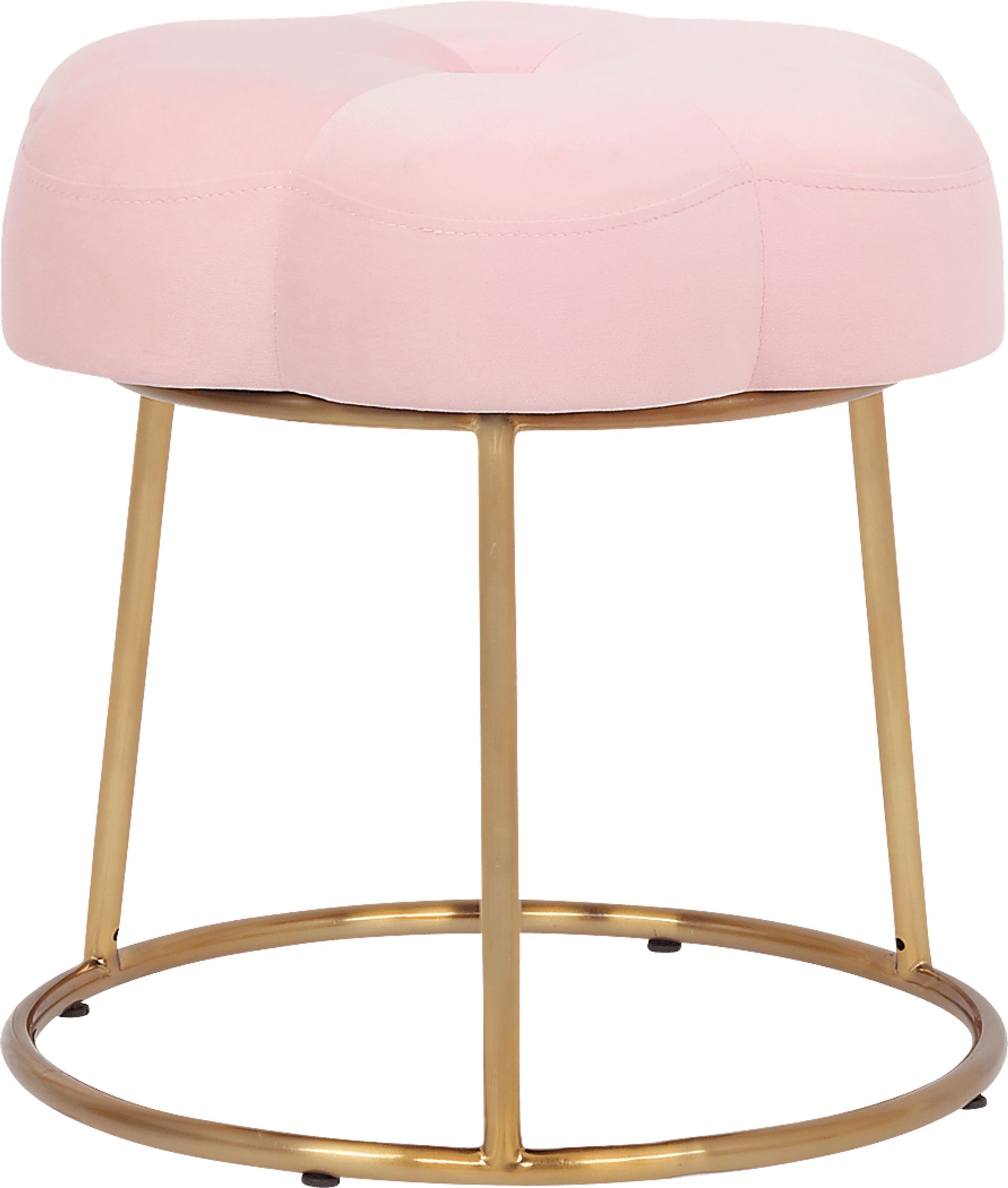 Kids Camelia Blush Vanity Stool - Image 1