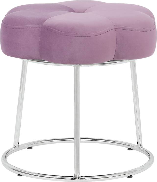 Kids Camelia Purple Vanity Stool - Thumbnail - Image 1