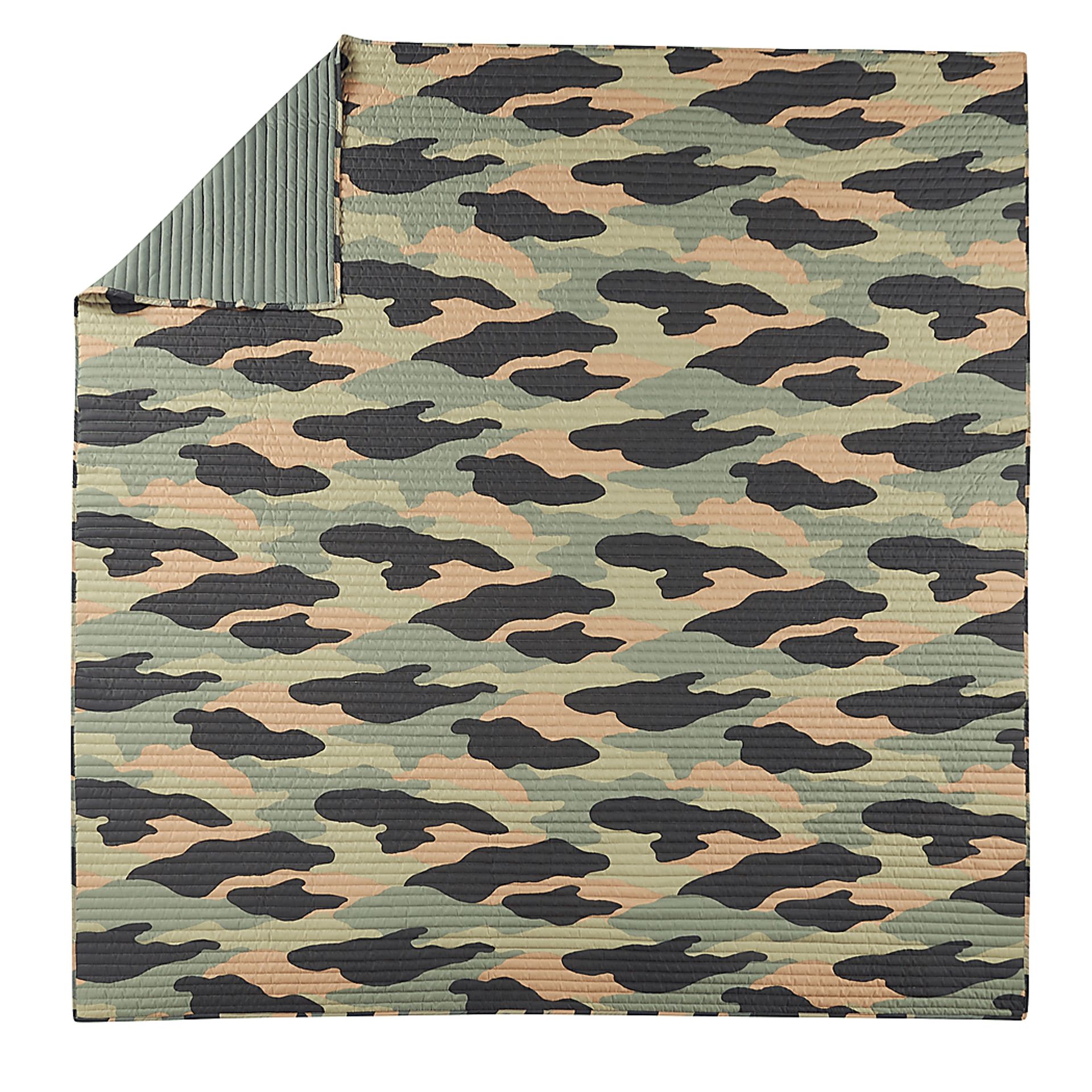 Kids Camohunt Green Full/Queen Quilt Set - Image 7