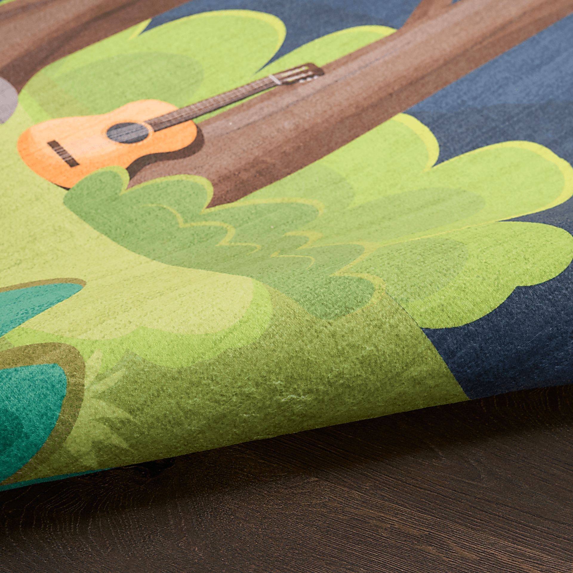 Kids Camping Air Navy 6'6 x 9'2 Rug - Image 8