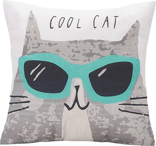 Kids Candy Cat Turquoise Full Comforter Set - Thumbnail - Image 4