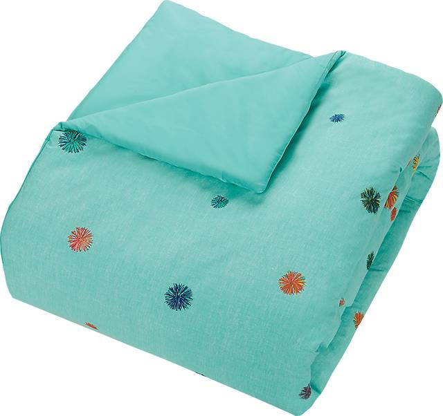 Kids Candy Cat Turquoise Full Comforter Set - Thumbnail - Image 6