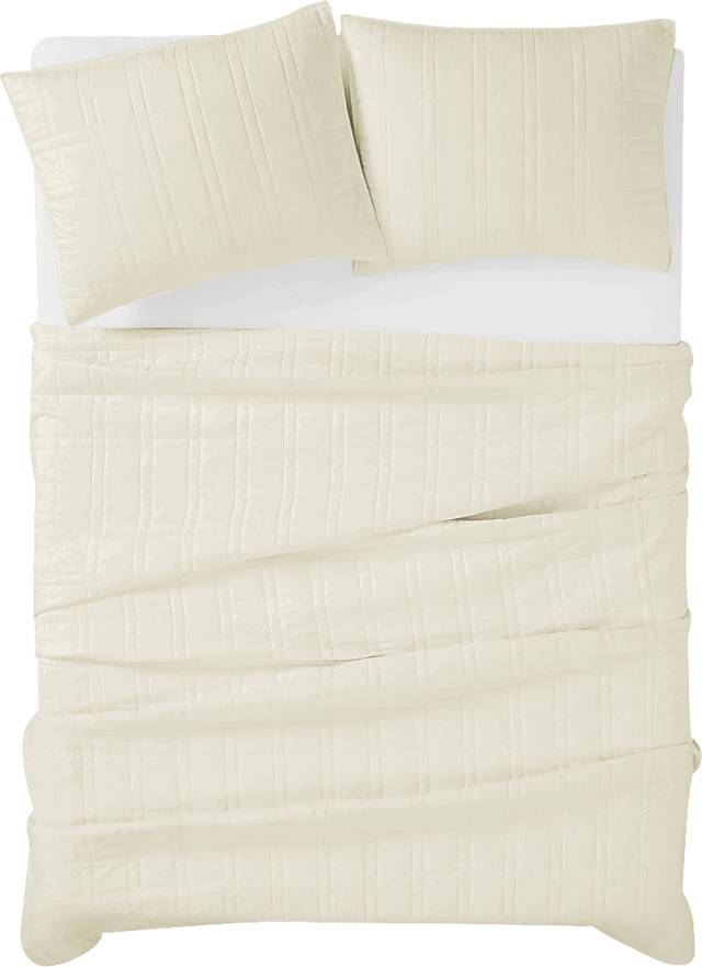 Kids Candy Colors Beige Full/Queen Quilt Set - Thumbnail - Image 3