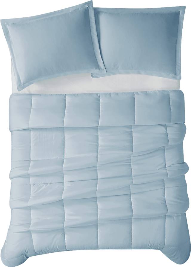 Kids Candy Colors Blue Twin Comforter Set - Thumbnail - Image 4
