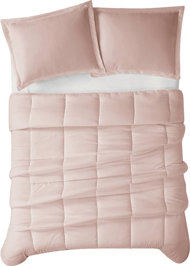 Kids Candy Colors Blush Twin Comforter Set - Thumbnail - Image 4