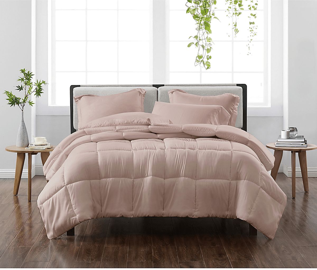 Candy Colors Blush Beige Twin Comforter Set Rooms to Go