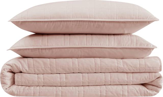Kids Candy Colors Blush Twin Quilt Set - Thumbnail - Image 2