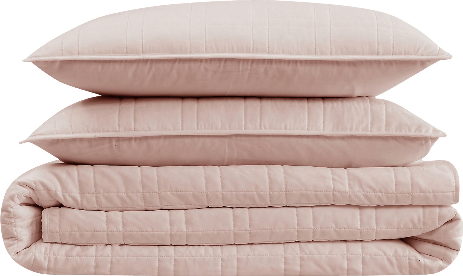 Kids Candy Colors Blush Twin Quilt Set - Image 2