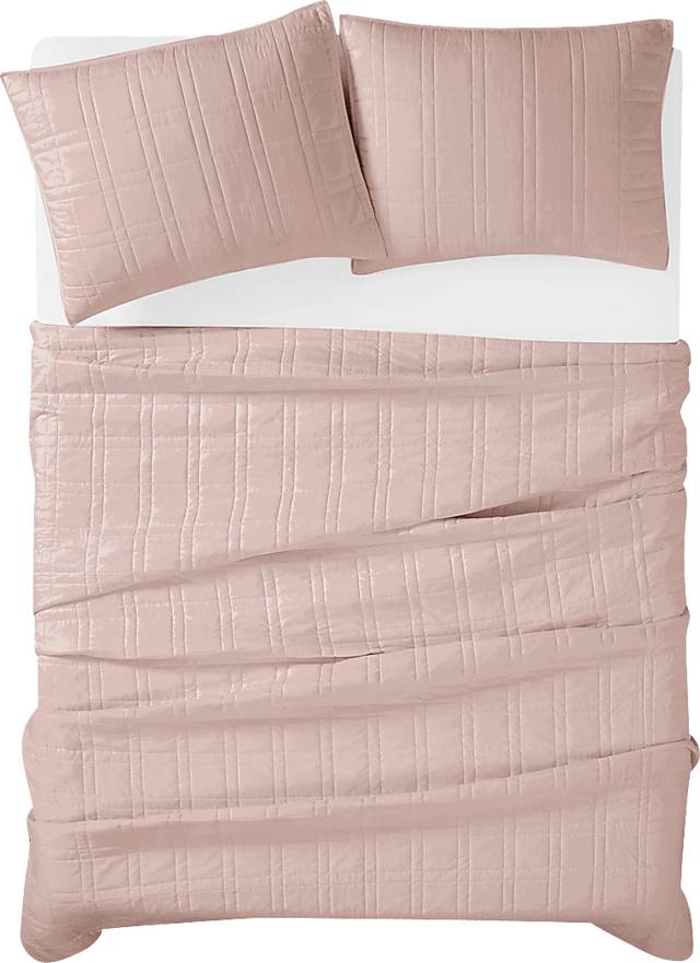 Kids Candy Colors Blush Twin Quilt Set - Thumbnail - Image 4