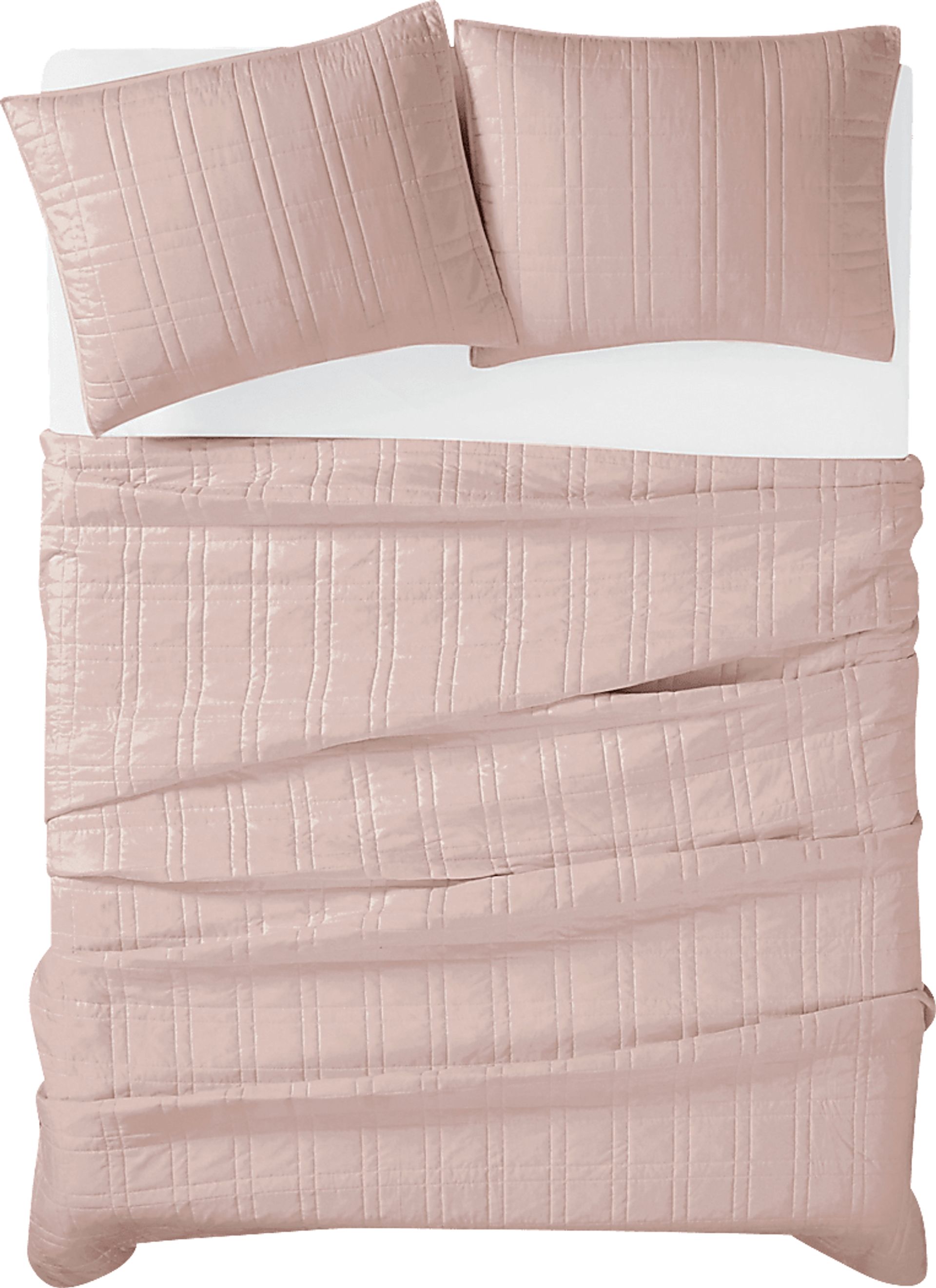 Kids Candy Colors Blush Twin Quilt Set - Image 4