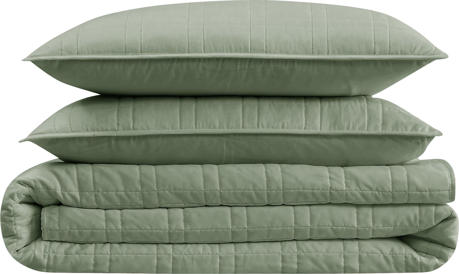 Kids Candy Colors Green Twin Quilt Set