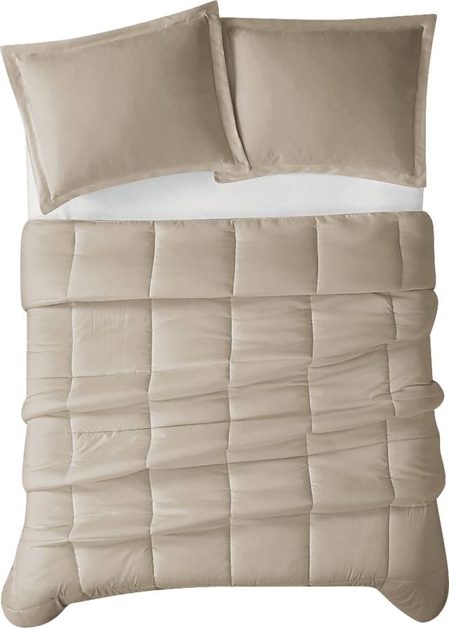 Kids Candy Colors Khaki Full/Queen Comforter Set - Thumbnail - Image 4