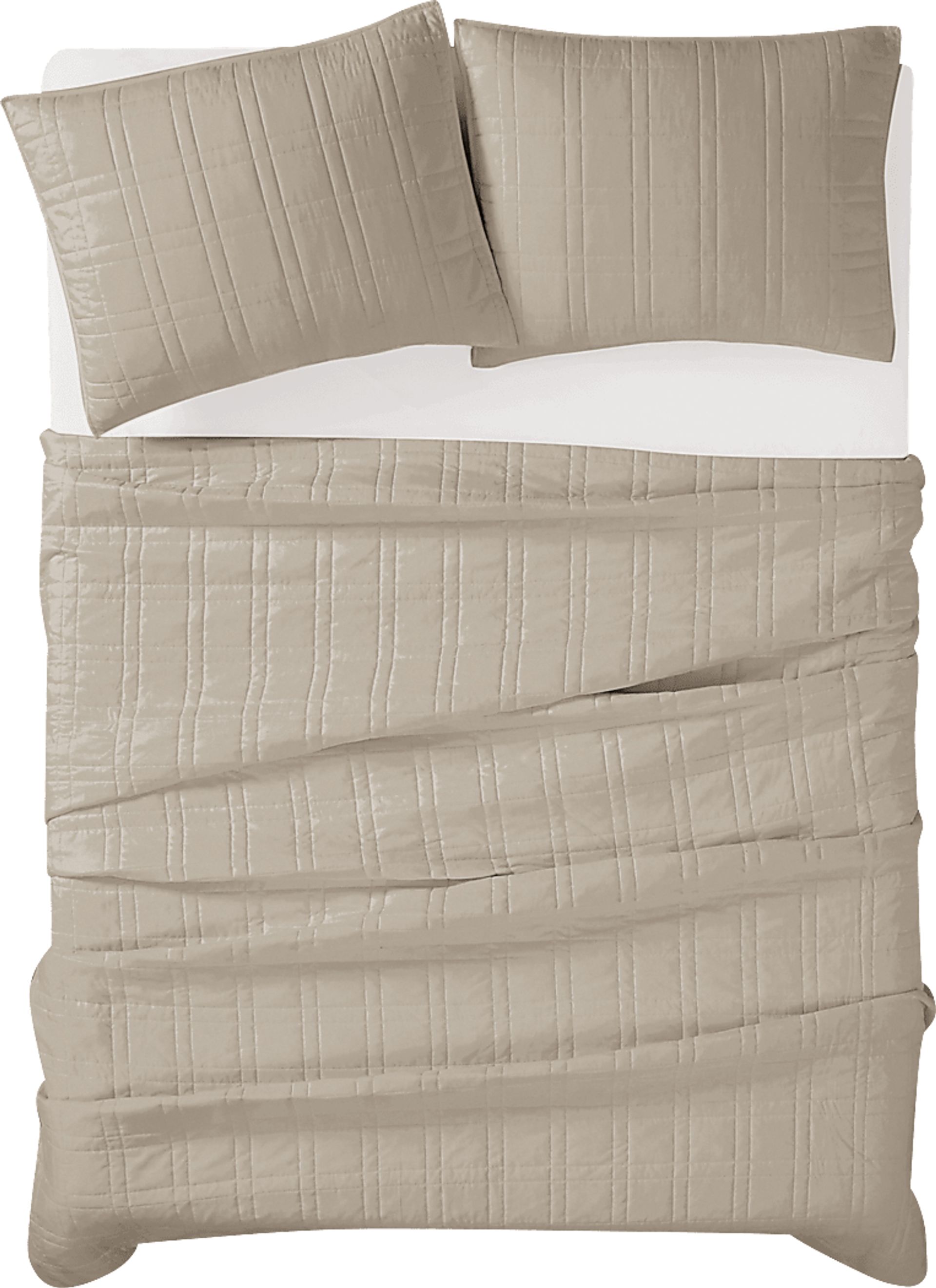 Kids Candy Colors Khaki Full/Queen Quilt Set - Image 3