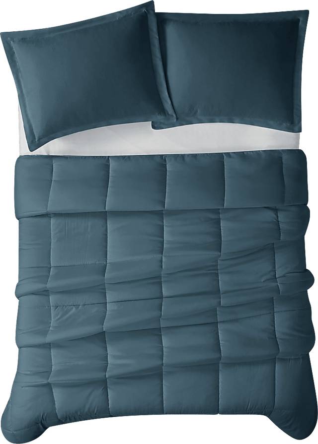 Kids Candy Colors Navy Twin Comforter Set - Thumbnail - Image 4